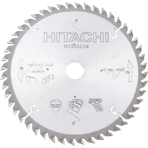 60355034 HiKOKI Sågklinga 165x1,6x20mm, 48T Rabatt